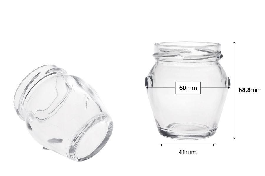 Staklena tegla 106mL Orcio*-dimenzije_slike