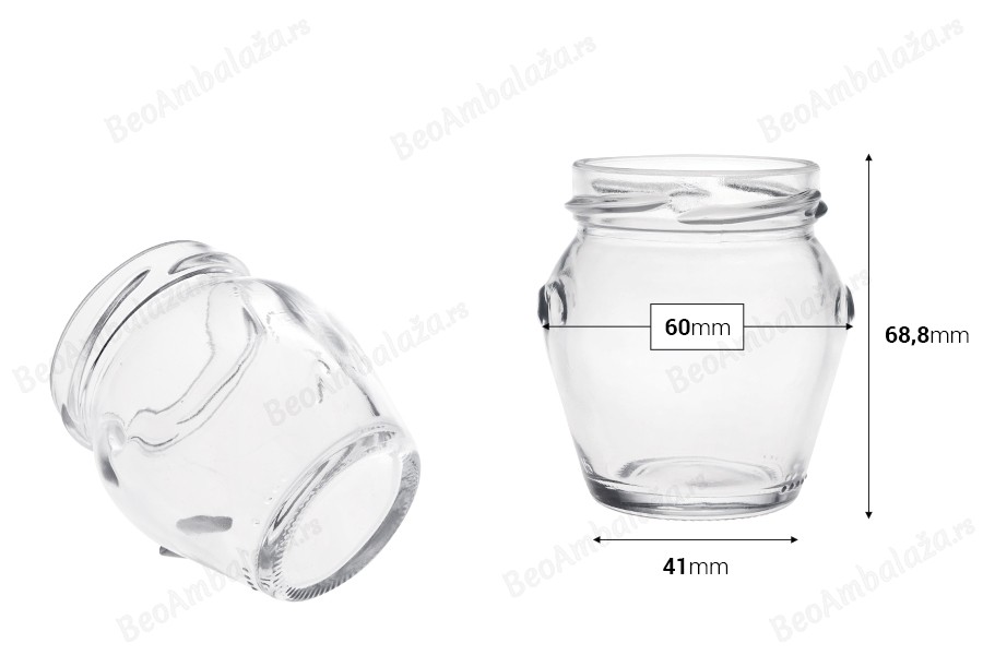 Staklena tegla 106mL Orcio*-dimenzije_slike