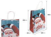 Božićne papirne poklon kese 185x95x255 mm sa ručkom - 12 kom Božićne papirne poklon kese 185x95x255 mm sa ručkom - 12 kom