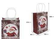 Papirne poklon kese sa Božićnim motivima, dimenzija 150x80x210 mm sa ručkom - 12 kom-dimenzije_slike