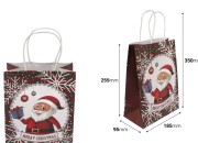 Papirne poklon kese sa Božićnim motivima, dimenzija 185x95x255 mm sa ručkom - 12 kom-dimenzije_slike