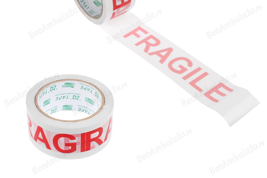 Lepljiva traka Fragile (lomljivo) širine 48mm - 1 komad 75m - 6 kom-slika_proizvoda