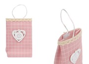 Ručno izrađene vrećice roze boje, 75x44x122mm - 12 kom-slika_proizvoda