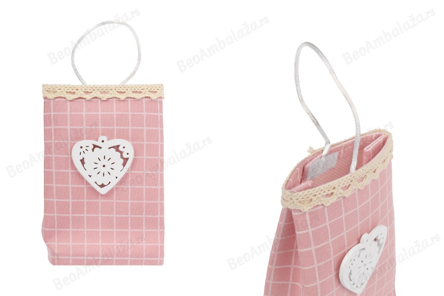 Ručno izrađene vrećice roze boje, 75x44x122mm - 12 kom-slika_proizvoda