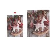 Božićne papirne poklon kese sa konjićem, dimenzija 180x85x240 mm (210 g) sa ručkom - 12 kom-grupa_slika