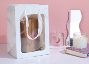 Papirna poklon kesa 200x160x300 mm sa prozorom i trakom za ručku - 12 kom-grupa_slika