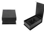 Luksuzna crna kutija 139x89x45mm sa magnetnim zatvaranjem, za bočicu za parfeme od 50mL