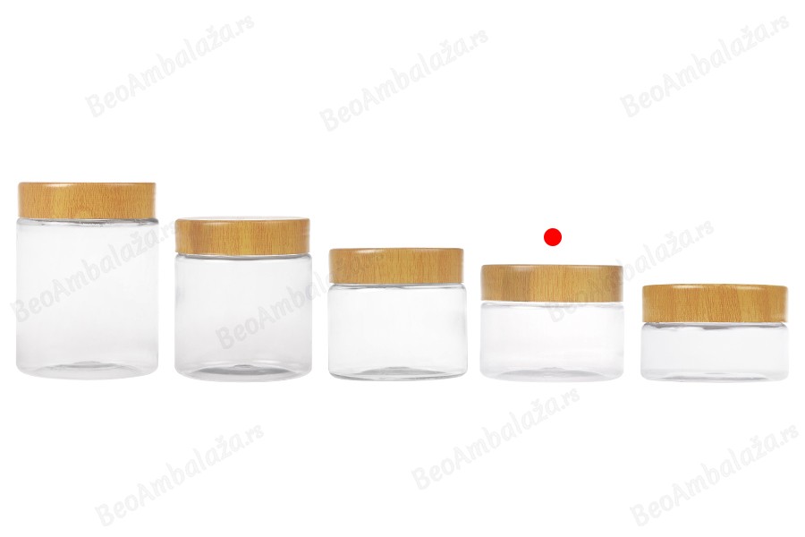 Providna PET teglica 100 mL sa zatvaračem sa dezenom drveta i plastičnim međupoklopcem - 12 kom-grupa_slika