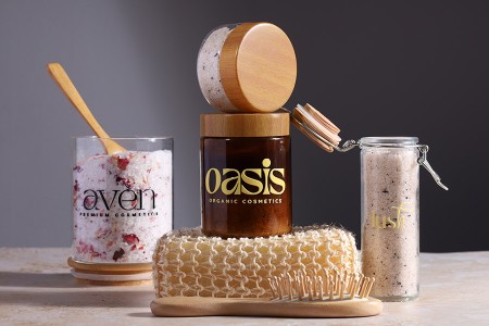 Providna PET teglica 50 mL sa zatvaračem sa dezenom drveta i plastičnim međupoklopcem - 12 kom-grupa_slika