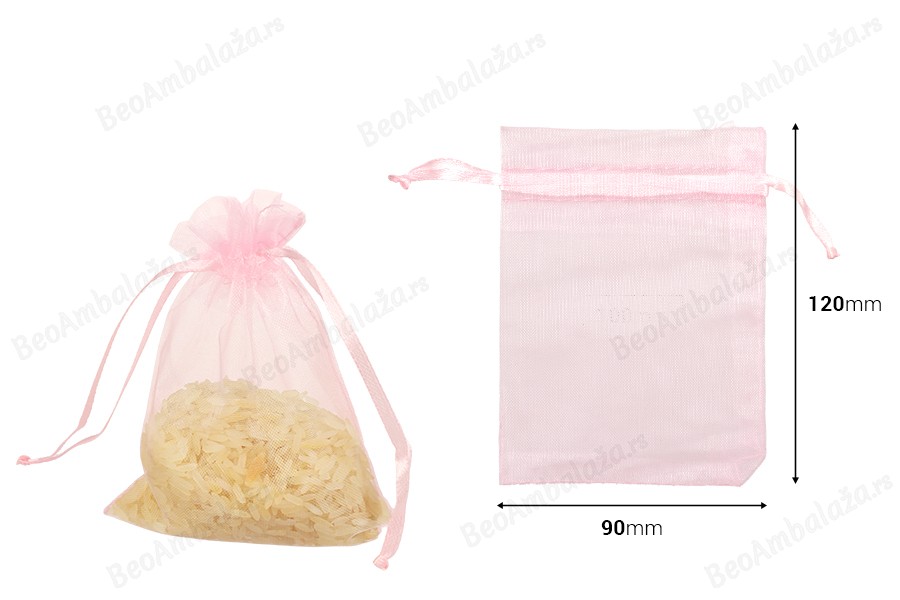 Vrećice od tila 90x120mm u različitim bojama - 100 kom-dimenzije_slike