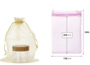 Vrećice od tila 150x230mm u različitim bojama - 100 kom-dimenzije_slike