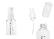 Plastična flašica 50mL za kreme sa mernim oznakama, pumpicom i zatvaračem - 24 kom-slika_proizvoda