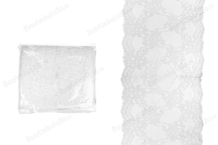 Elastična mekana najlonska čipka, širine 225mm - komad je 10 metara-slika_proizvoda