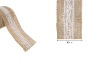 Traka od jute sa čipkom, 50 mm (1 komad je 5m)-dimenzije_slike