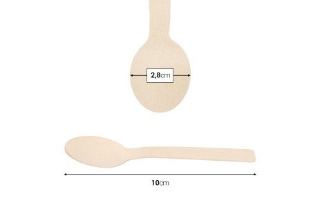 Kašičice od bambusa 10 cm - 100 kom-dimenzije_slike