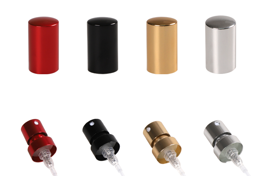 Aluminijumski sprej sa poklopcem za parfemske bočice sa sigurnosnim Crimp zatvaranjem 15 mm-slika_proizvoda