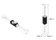 Bočica za sjaj za usne sa 2 dela od po 6mL - 6 kom-dimenzije_slike