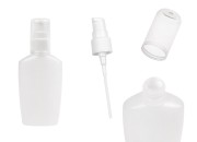 Plastična poluprovidna bočica 60mL sa pumpicom i providnim zatvaračem - 12 kom-slika_proizvoda