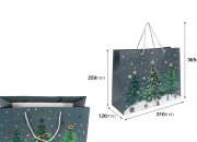 Božićne papirne poklon kese, dimenzija 310x120x250 mm (210 g) sa ručkom - 12 kom raznih motiva-dimenzije_slike