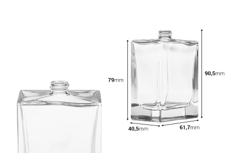 Luksuzna četvrtasta staklena bočica za parfem 100mL (15/400)-dimenzije_slike