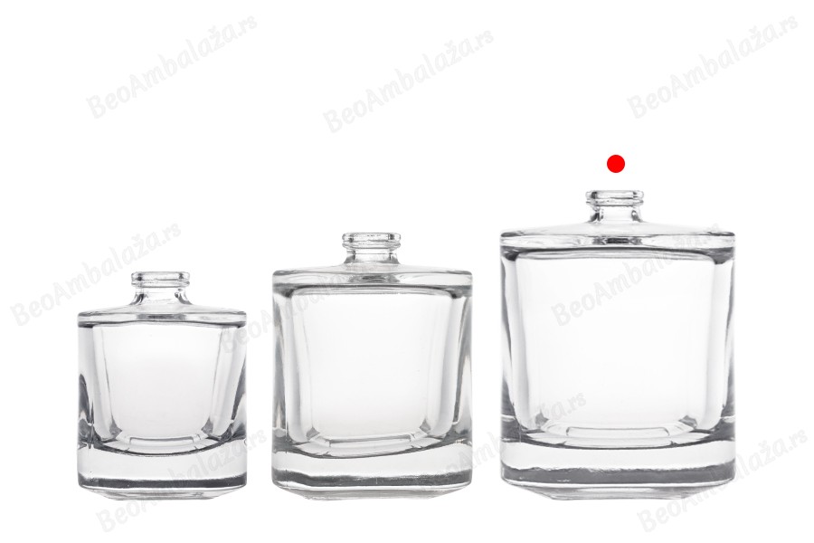 Luksuzna parfemska bočica 100 mL sa sigurnosnim Crimp zatvaranjem od 15 mm-grupa_slika