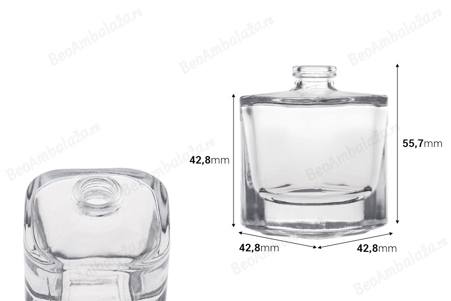 Luksuzna parfemska bočica 30 mL sa sigurnosnim Crimp zatvaranjem od 15 mm-dimenzije_slike