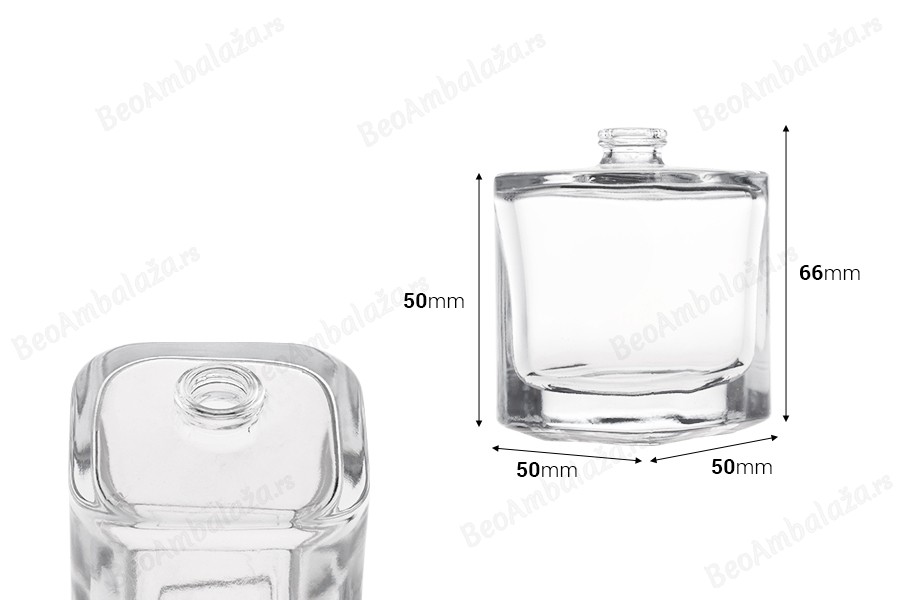 Luksuzna parfemska bočica 50 mL sa sigurnosnim Crimp zatvaranjem od 15 mm-dimenzije_slike