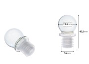 Stakleni okrugli čep f16 mm-dimenzije_slike