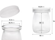 Okrugla teglica 100 mL sa plastičnim poklopcem Okrugla teglica 100 mL sa plastičnim poklopcem