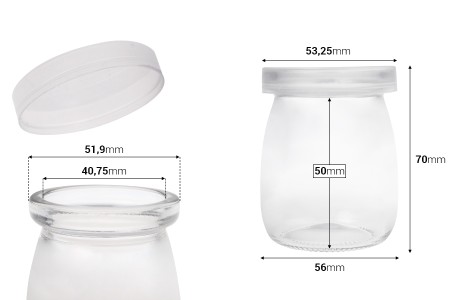 Okrugla teglica 100 mL sa plastičnim poklopcem-2