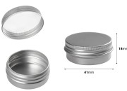 Aluminijumska kutijica 10mL sa unutrašnjom zaptivkom i zatvaračem u više boja - 12 kom-dimenzije_slike