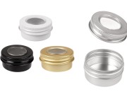 Aluminijumska kutijica 15mL sa prozorom na zatvaraču - 15 kom-slika_proizvoda