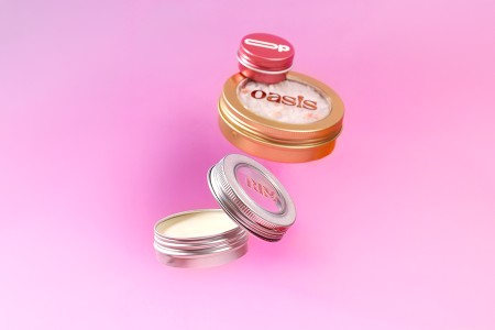Aluminijumska kutija za kreme 15mL u roze boji, sa poklopcem sa zaptivkom-grupa_slika
