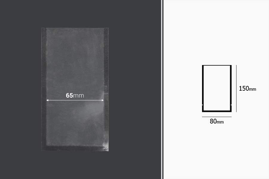 Vakuum kese 80x150mm za čuvanje i pakovanje hrane i drugih proizvoda - 100 kom-dimenzije_slike