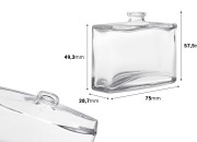 Staklena Crimp bočica za parfem 30 mL, 15mm-dimenzije_slike