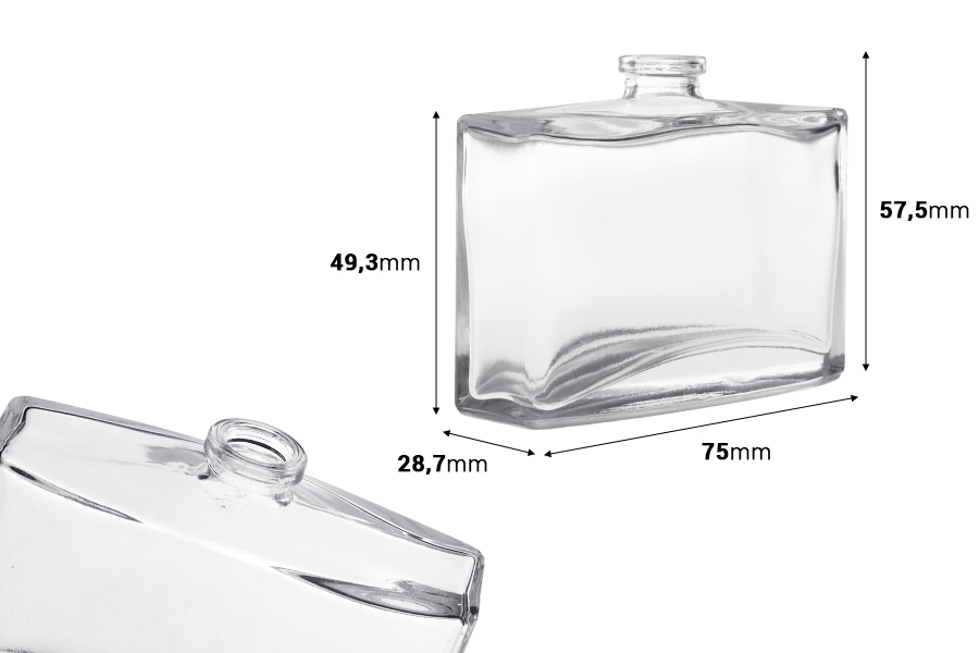 Staklena Crimp bočica za parfem 30 mL, 15mm-dimenzije_slike