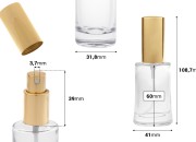 Staklena ovalna bočica 30mL (18/415) sa sjajno zlatnim sprejom za parfeme - (minimalna porudžbina 1 kutija)-dimenzije_slike