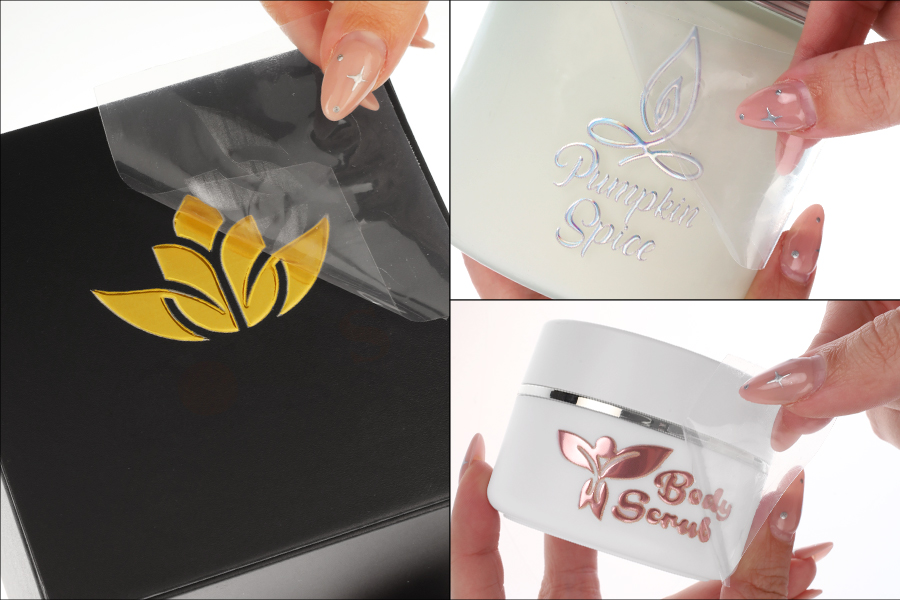 UV DTF 3D foil samolepljive reljefne etikete sa termoštampom na listu 50x40 cm u tri boje-slika_proizvoda