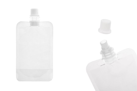 Providna DoyPack kesica za tečnost od 100ml sa belim zatvaračem – 50 kom-slika_proizvoda