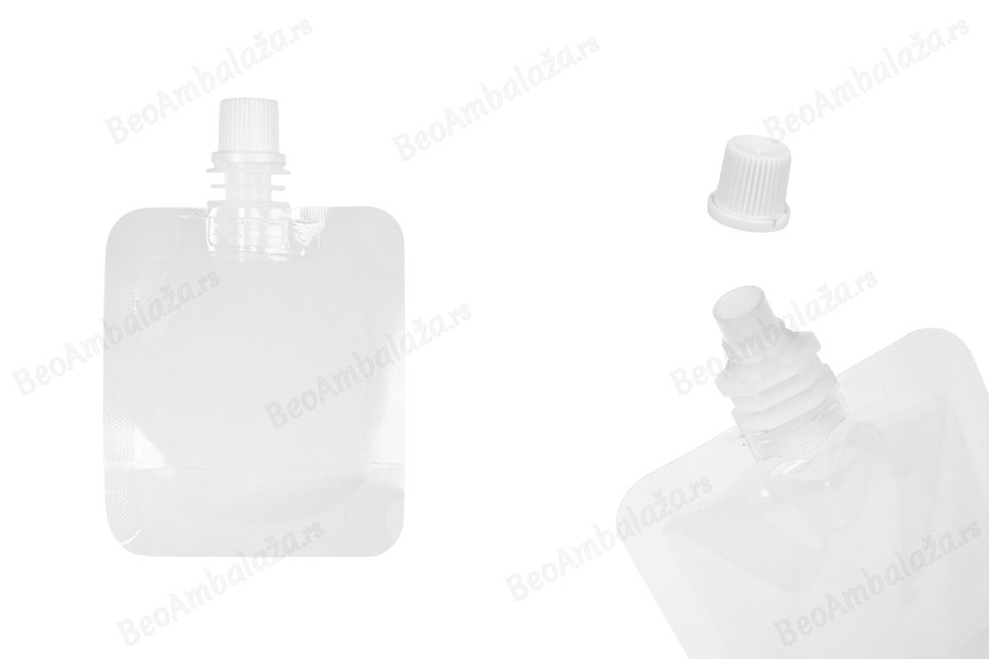 Providna DoyPack kesica za tečnost od 50ml sa belim sigurnosnim zatvaračem – 50 kom-slika_proizvoda