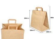 Papirna natron kesa 330x200x330mm - 25 kom-dimenzije_slike