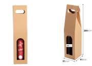 Kartonska kraft kutija za flašu vina od 750mL - 10 kom-dimenzije_slike
