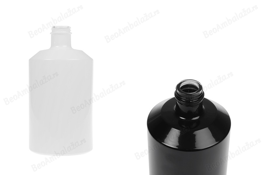 Cilindrična staklena boca 1000mL u crnoj ili beloj boji-slika_proizvoda