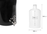Staklena crna ili bela flaša 1000mL za parfeme sa otvorom za slavinu (odaberite slavinu iz pratećih proizvoda)* Staklena crna ili bela flaša 1000mL za parfeme sa otvorom za slavinu (odaberite slavinu iz pratećih proizvoda)*