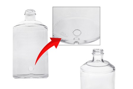 Staklena providna flaša 1000mL za parfeme sa otvorom za slavinu (odaberite slavinu iz pratećih proizvoda)*-slika_proizvoda