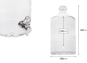 Staklena providna flaša 1000mL za parfeme sa otvorom za slavinu (odaberite slavinu iz pratećih proizvoda)* Staklena providna flaša 1000mL za parfeme sa otvorom za slavinu (odaberite slavinu iz pratećih proizvoda)*