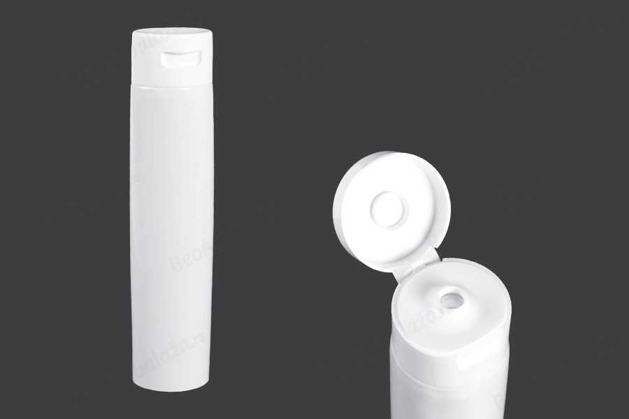 Plastična tuba od 100 ml sa unutrašnjom aluminijumskom oblogom i flip top zatvaračem – 12 komada-slika_proizvoda