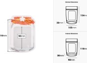 DoyPack kesica u obliku tegle sa zip zatvaranjem 105x30x154mm - 50 kom-dimenzije_slike