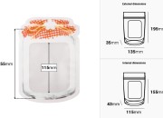 DoyPack kesica u obliku tegle sa zip zatvaranjem 135x35x195mm - 50kom-dimenzije_slike