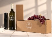Kutija za pakovanje i slanje od kraft papira 340x120x110 mm (za flašu vina) - 20 kom-grupa_slika